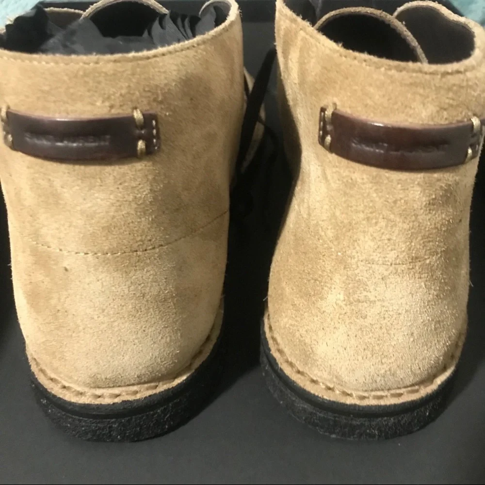 Saint Laurent Oran Chukka in Tan Suede Boots - Picture 8 of 14